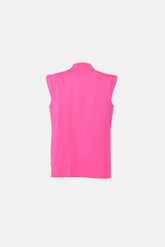 Escada Kolsuz Hakim Yaka Gömlek Fuşya - 42